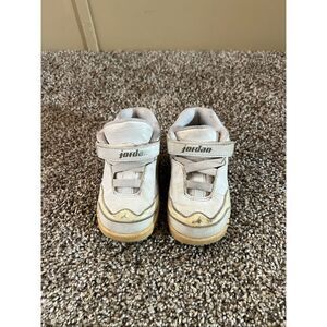 Jordan White Baby Sneakers Little Kids Size 6 FLAWED-Stained-Marks
